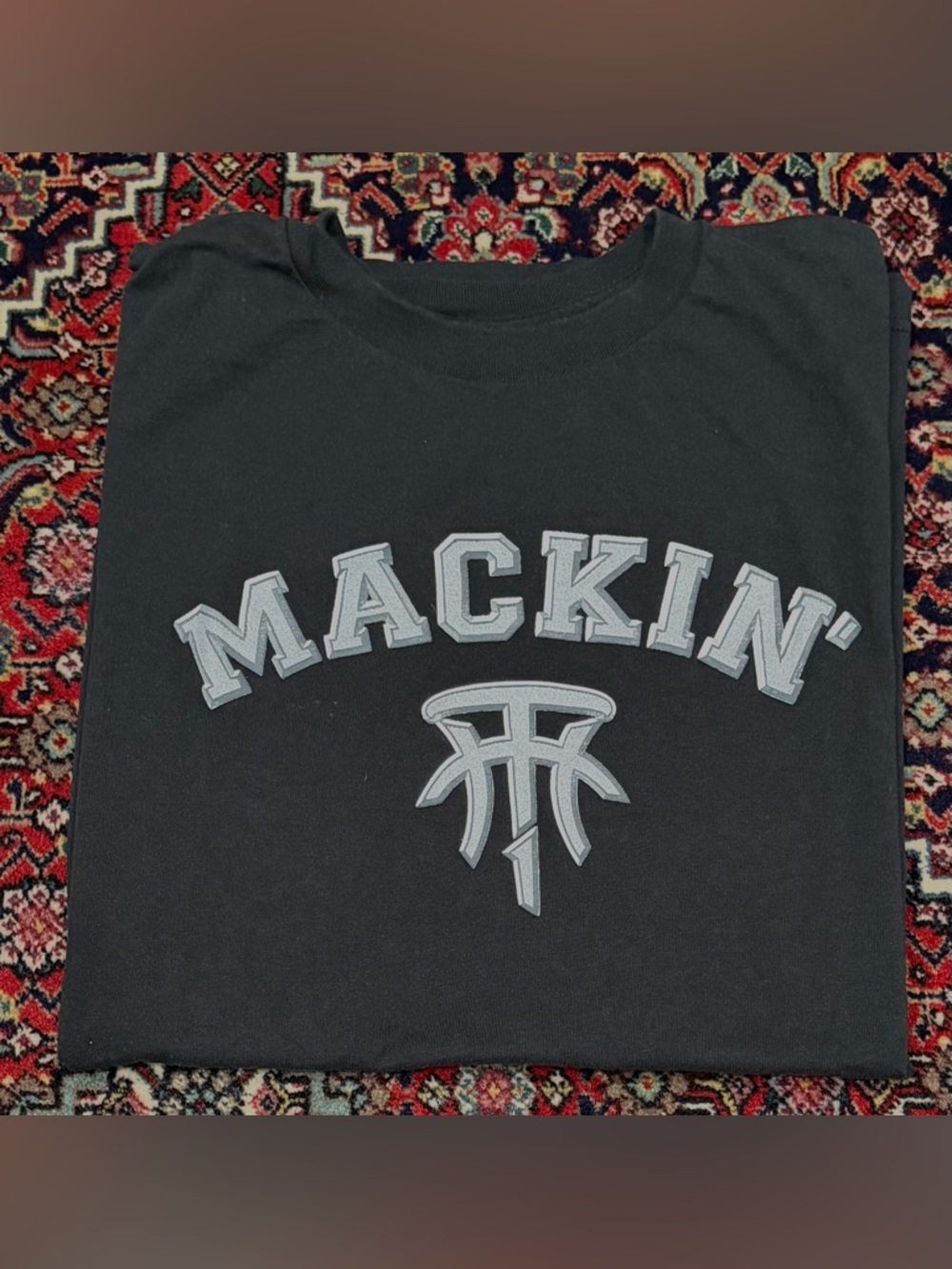 VINTAGE ADIDAS T-MAC TRACY McGRADY T-SHIRT FEATURING MACKIN GRAPHICS  XL